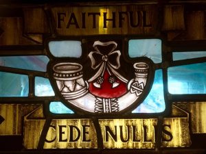 Cede Nullis - the Light Infantry stained glass window at Cornwall's Regimental Museum