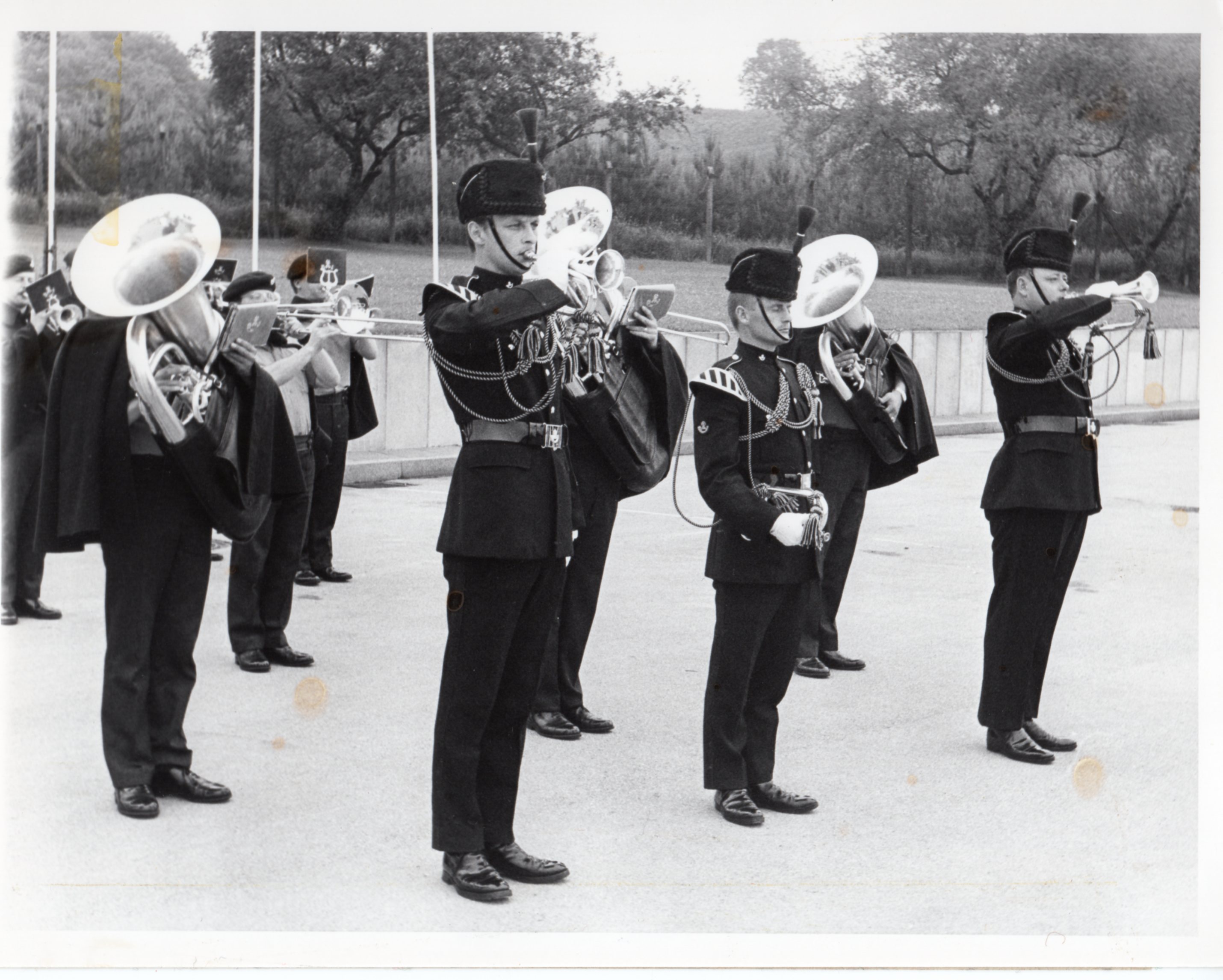 2LI Bugle competition winners 1988 - Light Infantry Collection at Cornwall's Regimental Museum