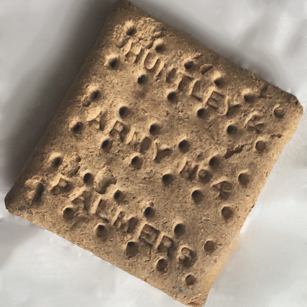 Object of the Month - WW1 Huntley & Palmers Biscuit