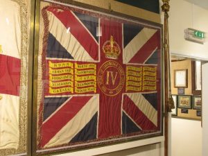 : Queen’s Colour of 4th Battalion the Duke of Cornwall’s Light Infantry
