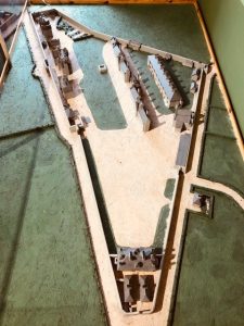 Model made by Major Hugo White of the Bodmin Barracks and Bodmin Keep